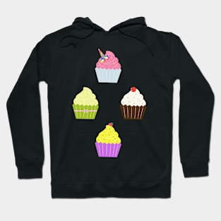 Fancy Baked Cupcake Dessert Collection Hoodie